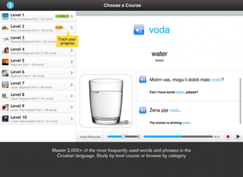 Screenshot 2 - Learn Croatian - WordPower 